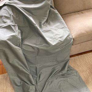 Pottery Barn silk curtains